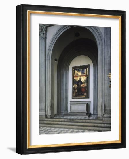 Altarpiece of St Joseph the Worker-Pietro Annigoni-Framed Giclee Print