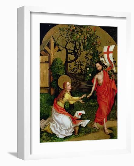 Altarpiece of the Dominicans: Noli Me Tangere, circa 1470-80-Martin Schongauer-Framed Giclee Print