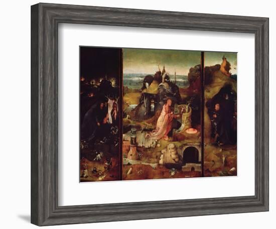 Altarpiece of the Hermits-Hieronymus Bosch-Framed Giclee Print