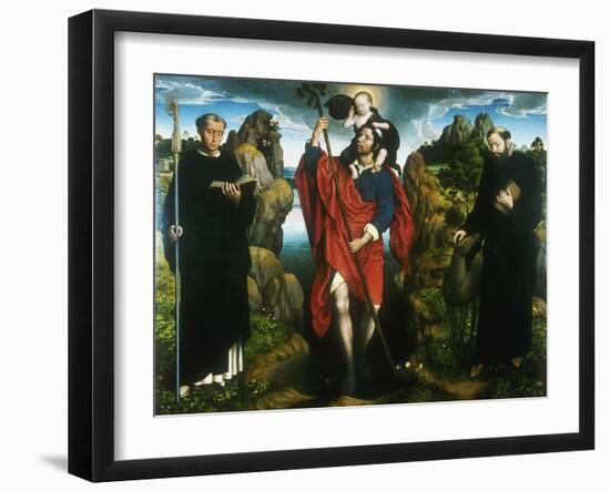 Altarpiece of the Moreel Chantry, 1484-Hans Memling-Framed Giclee Print