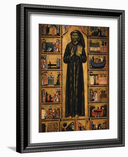 Altarpiece with Life of Saint Francis of Assisi-Tuscan School-Framed Photographic Print