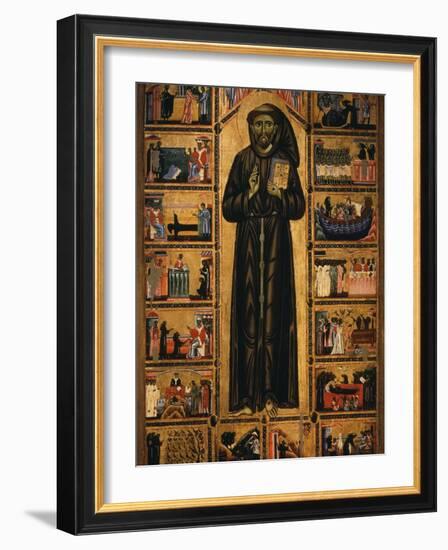 Altarpiece with Life of Saint Francis of Assisi-Tuscan School-Framed Photographic Print