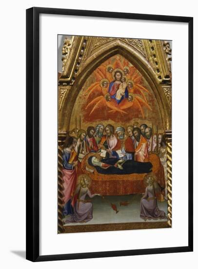 Altarpiece with Scenes of Virgin: Dormition-Bartolo Di Fredi-Framed Giclee Print