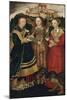 Altarpiece with the Martyrdom of Saint Catharine, Right Wing-Lucas Cranach the Elder-Mounted Giclee Print