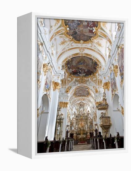 Alte Kapelle, Regensburg, UNESCO World Heritage Site, Bavaria, Germany, Europe-Michael Snell-Framed Premier Image Canvas