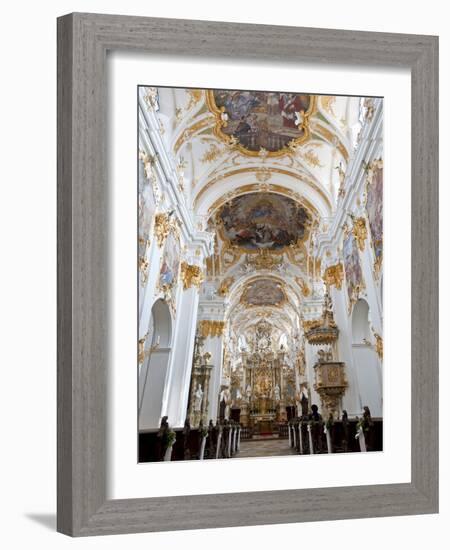 Alte Kapelle, Regensburg, UNESCO World Heritage Site, Bavaria, Germany, Europe-Michael Snell-Framed Photographic Print