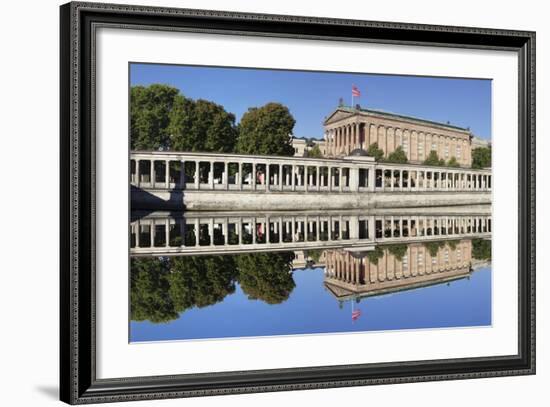 Alte Nat'lgalerie (Old Nat'l Gallery), Colonnades, UNESCO World Heritage, Berlin, Germany-Markus Lange-Framed Photographic Print