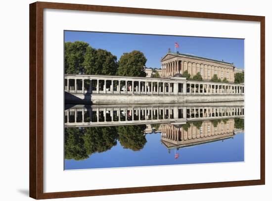 Alte Nat'lgalerie (Old Nat'l Gallery), Colonnades, UNESCO World Heritage, Berlin, Germany-Markus Lange-Framed Photographic Print