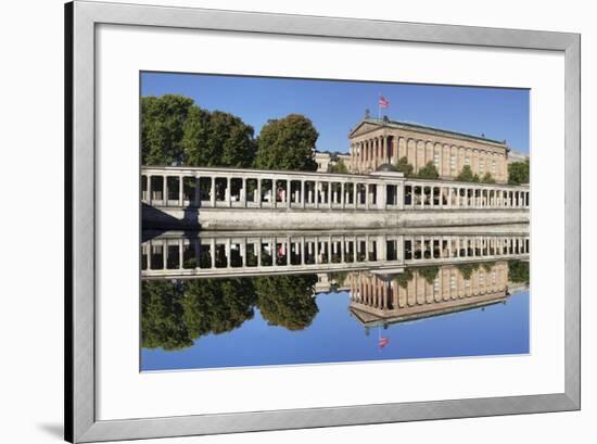Alte Nat'lgalerie (Old Nat'l Gallery), Colonnades, UNESCO World Heritage, Berlin, Germany-Markus Lange-Framed Photographic Print