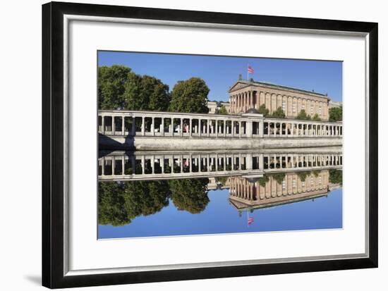 Alte Nat'lgalerie (Old Nat'l Gallery), Colonnades, UNESCO World Heritage, Berlin, Germany-Markus Lange-Framed Photographic Print