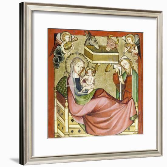 Altenberger Altar (Detail aus dem linker Flügel): Geburt Christi-Rhenish Master-Framed Giclee Print