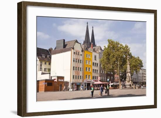 Alter Markt in the Old Part of Cologne, North Rhine-Westphalia, Germany, Europe-Julian Elliott-Framed Photographic Print