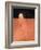 Altered Portrait of Woman Orange Modern Art-The Art Concept-Framed Photographic Print