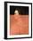 Altered Portrait of Woman Orange Modern Art-The Art Concept-Framed Photographic Print