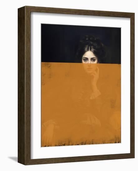 Altered Portrait of Woman-The Art Concept-Framed Photographic Print