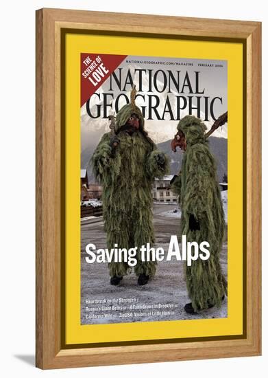 Alternate Cover of the February, 2006 National Geographic Magazine-Melissa Farlow-Framed Premier Image Canvas