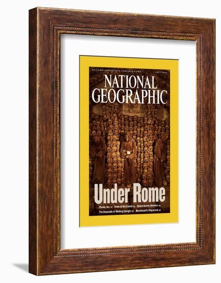 Alternate Cover of the July, 2006 National Geographic Magazine-Stephen Alvarez-Framed Photographic Print