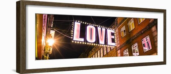 Alternative festive Christmas lights in Carnaby Street, Soho, London, England, United Kingdom, Euro-Fraser Hall-Framed Photographic Print