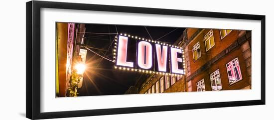 Alternative festive Christmas lights in Carnaby Street, Soho, London, England, United Kingdom, Euro-Fraser Hall-Framed Photographic Print