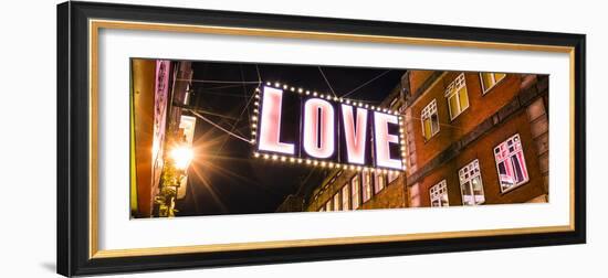 Alternative festive Christmas lights in Carnaby Street, Soho, London, England, United Kingdom, Euro-Fraser Hall-Framed Photographic Print