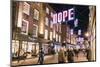 Alternative festive Christmas lights in Carnaby Street, Soho, London, England, United Kingdom, Euro-Fraser Hall-Mounted Photographic Print