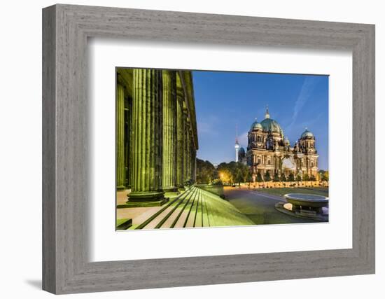 Altes Museum and Berlin Dom, Berlin, Germany Germany-Sabine Lubenow-Framed Photographic Print