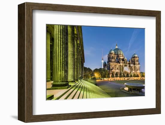 Altes Museum and Berlin Dom, Berlin, Germany Germany-Sabine Lubenow-Framed Photographic Print