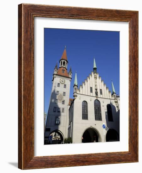Altes Rathaus (Old Town Hall), Marienplatz, Munich (Munchen), Bavaria (Bayern), Germany-Gary Cook-Framed Photographic Print