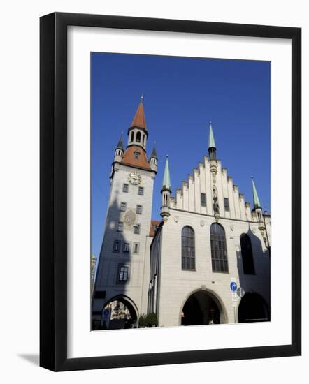 Altes Rathaus (Old Town Hall), Marienplatz, Munich (Munchen), Bavaria (Bayern), Germany-Gary Cook-Framed Photographic Print