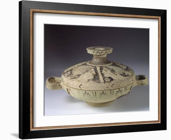 Alto Adriatico Lekanis Decorated in Female Protomes, from Tomb 898 in Necropolis of Valle Trebba-null-Framed Giclee Print