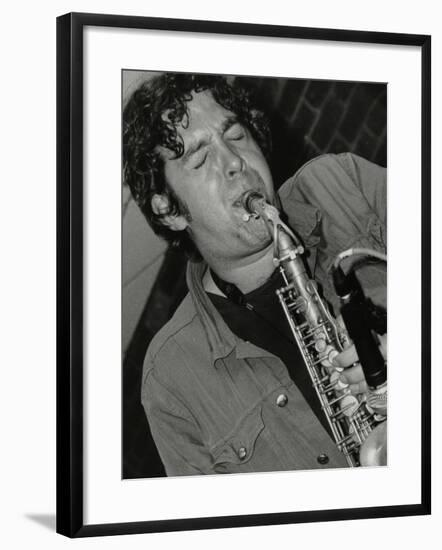 Alto Saxophonist Christian Brewer Playing at the Fairway, Welwyn Garden City, Hertfordshire, 2003-Denis Williams-Framed Photographic Print