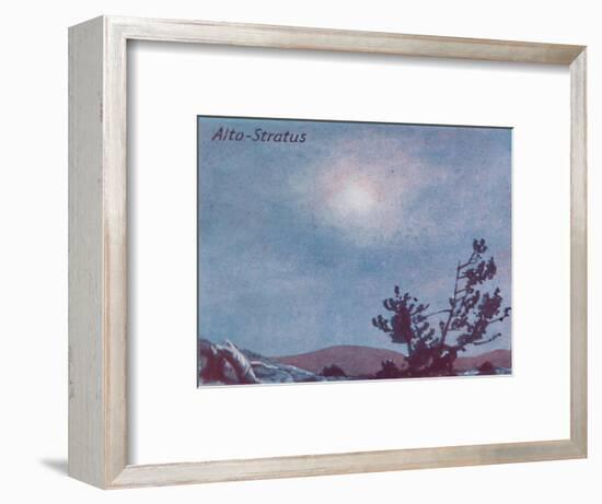 'Alto-Stratus - A Dozen of the Principal Cloud Forms In The Sky', 1935-Unknown-Framed Giclee Print