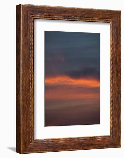 Altocumulus and Cirrus Clouds in the Evening Light-Greg Probst-Framed Photographic Print