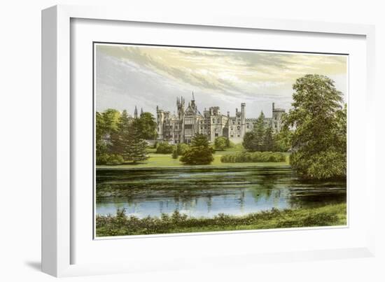 Alton Towers, Staffordshire, Home of the Earl of Shrewsbury, C1880-Benjamin Fawcett-Framed Giclee Print