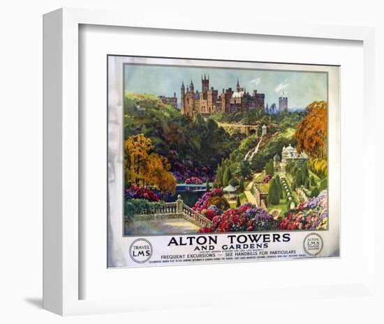 Alton Towers-null-Framed Art Print
