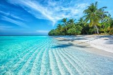 Maldives Islands Ocean Tropical Beach-Altug Galip-Framed Photographic Print