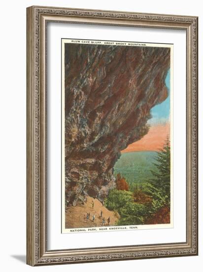 Alum Cave Bluff, Knoxville, Tennessee-null-Framed Art Print