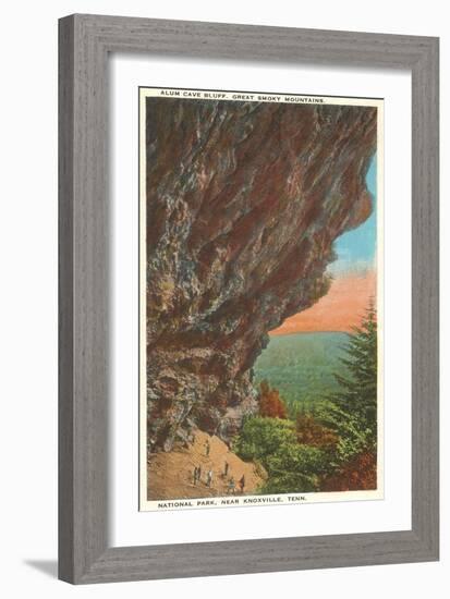 Alum Cave Bluff, Knoxville, Tennessee-null-Framed Art Print