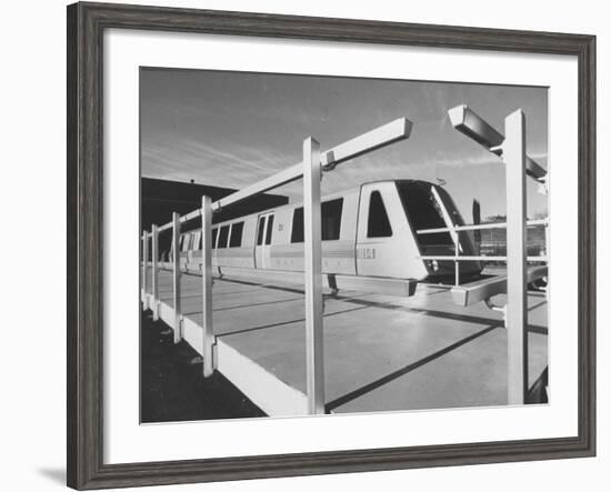 Aluminum Car of New Bay Area Rapid Transit to Open in 1969-John Dominis-Framed Photographic Print