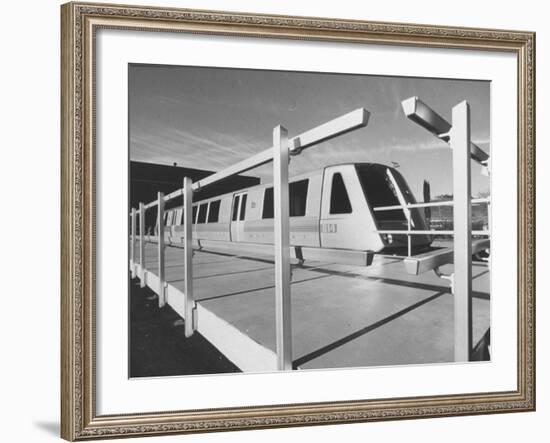 Aluminum Car of New Bay Area Rapid Transit to Open in 1969-John Dominis-Framed Photographic Print