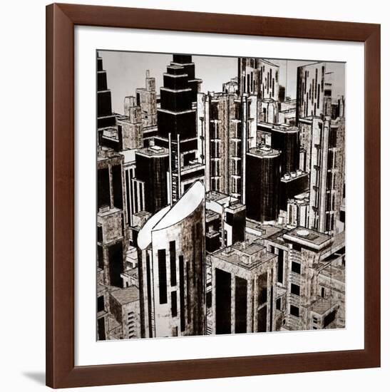 Aluminum City 5-Jean-François Dupuis-Framed Art Print