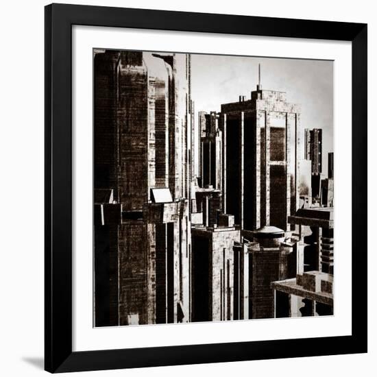 Aluminum City 6-Jean-François Dupuis-Framed Art Print