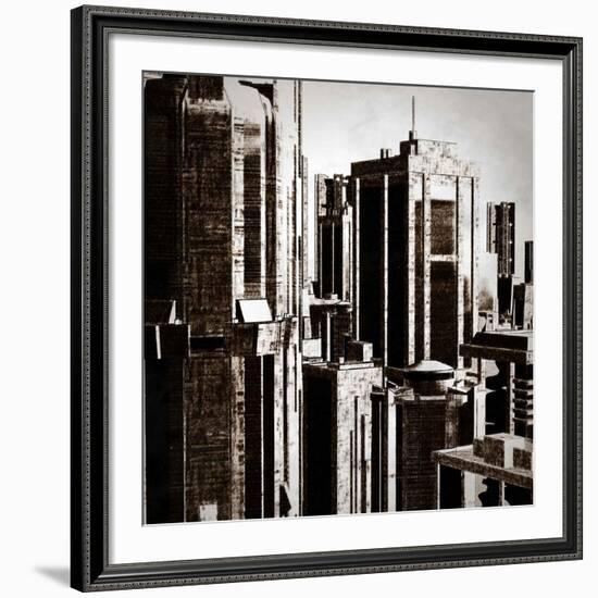 Aluminum City 6-Jean-François Dupuis-Framed Art Print