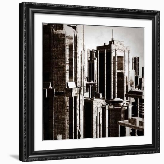 Aluminum City 6-Jean-François Dupuis-Framed Art Print