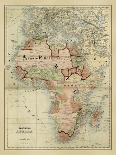 Antique Map of Africa-Alvin Johnson-Art Print