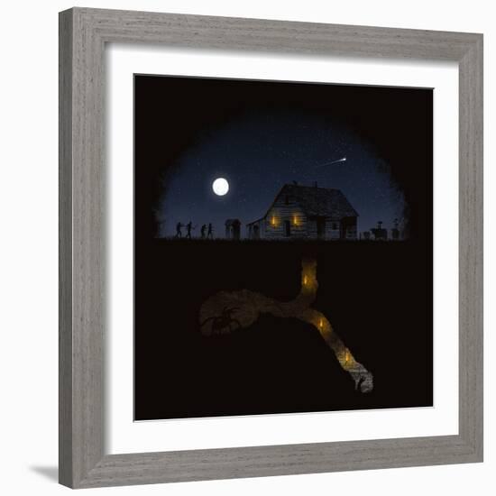 Always Digging-Florent Bodart-Framed Giclee Print