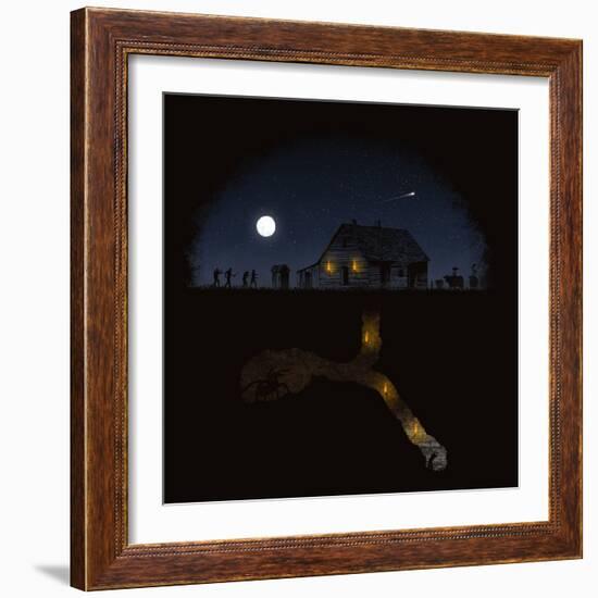 Always Digging-Florent Bodart-Framed Giclee Print