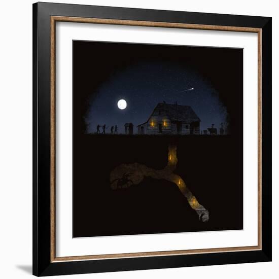 Always Digging-Florent Bodart-Framed Giclee Print