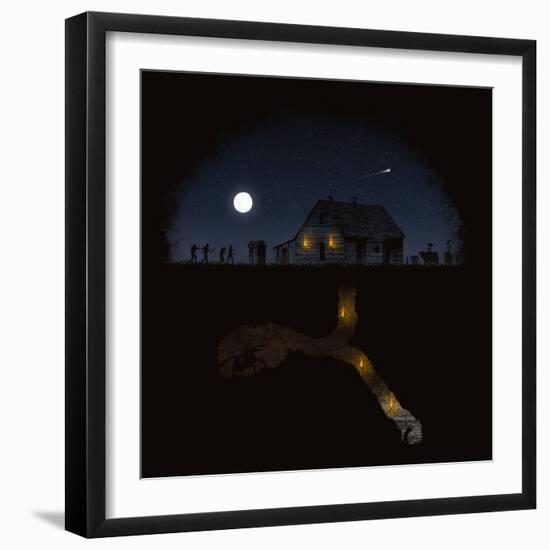 Always Digging-Florent Bodart-Framed Giclee Print