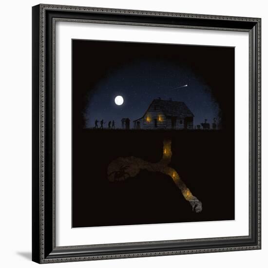 Always Digging-Florent Bodart-Framed Giclee Print